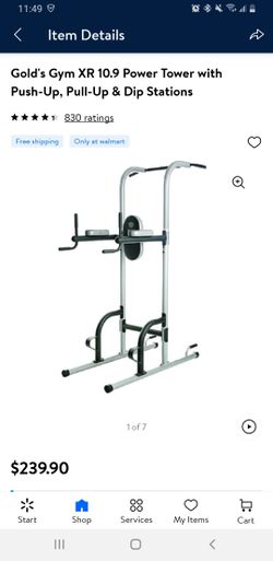 Gold s Gym XR 10.9 Power Tower with Push Up Pull Up Dip Stations for Sale in St. Louis MO OfferUp