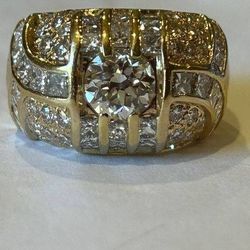 Old European Cut Diamond Ring