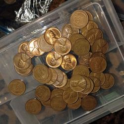 Wheat Penny roll  Brilliant Uncirculated toned