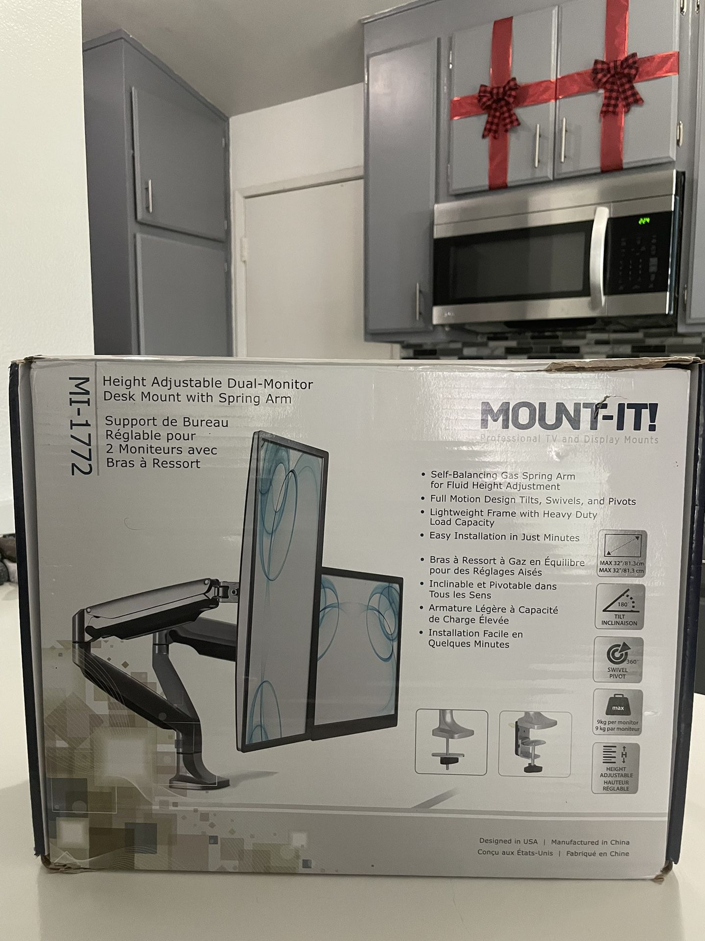 Dual Monitor Arm Mount