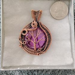 Copper Wrapped Pendant