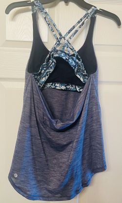 Lululemon Tank With Attached Sports Bra Size 6