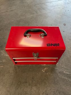 2-Drawer Steel Metal Tool Box, Storage Tool Box
