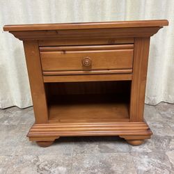 Wooden Bedside Table