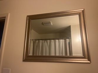 Gold Framed Wall Mirror