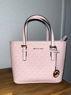 Michael Kors pink small tote bag