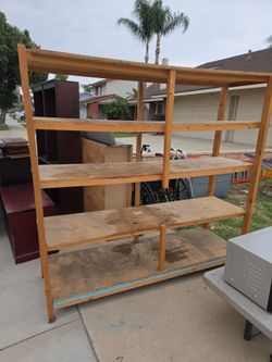 Wood shelf