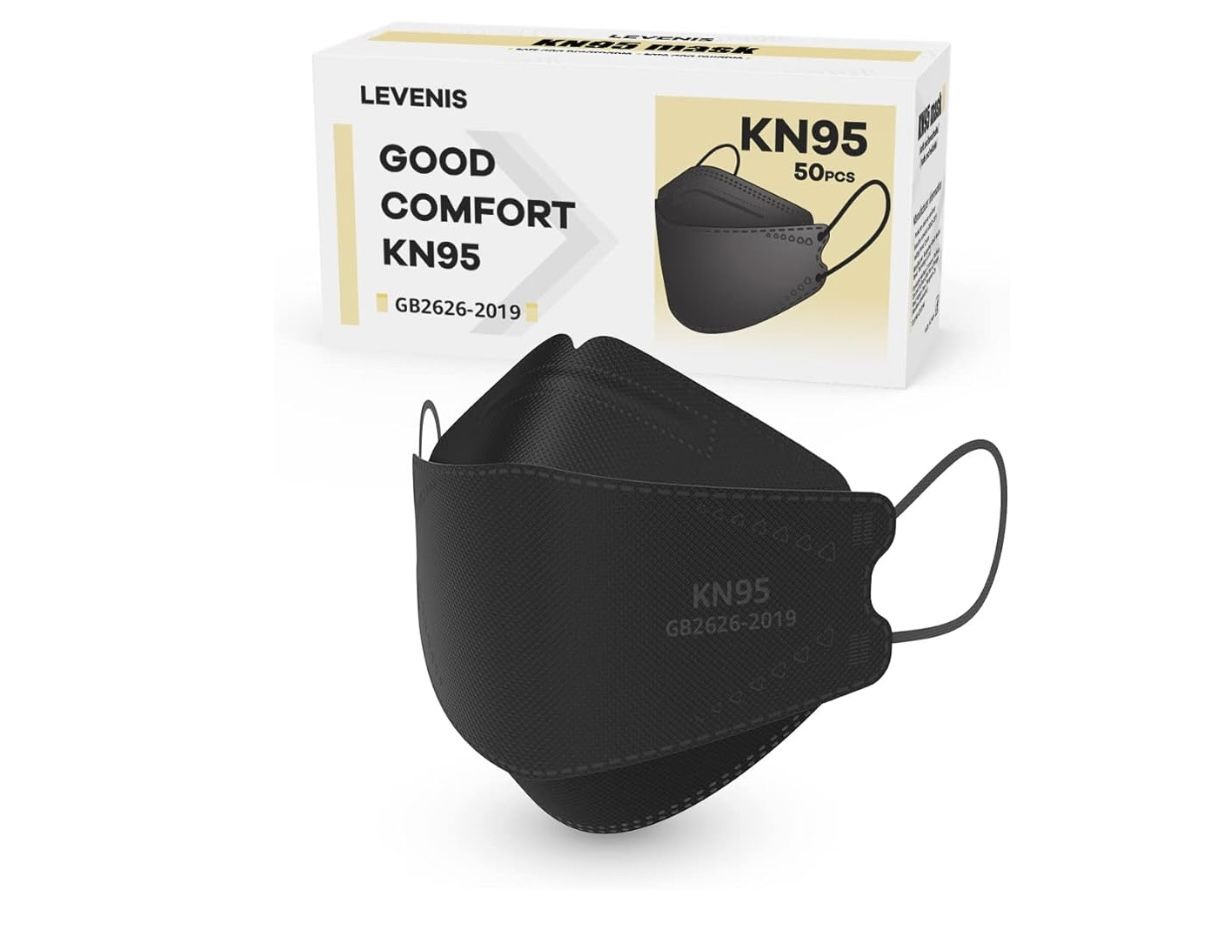 LEVENIS KN95 Face Masks 50 Pack-3Pack