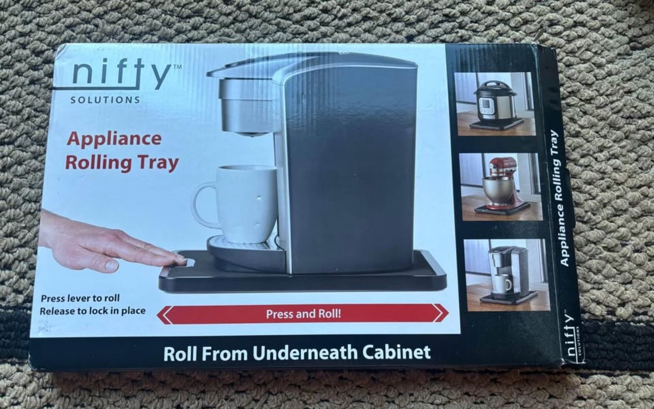 Nifty Appliance Rolling Tray