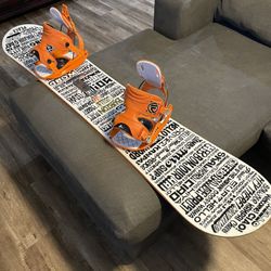 Burton Bullet 157 Snowboard with Flow M9-SE Bindlings for Sale in