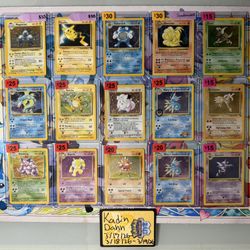 Pokemon Vintage Singles FS/FT