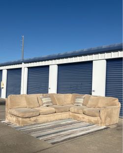 Brown sectional