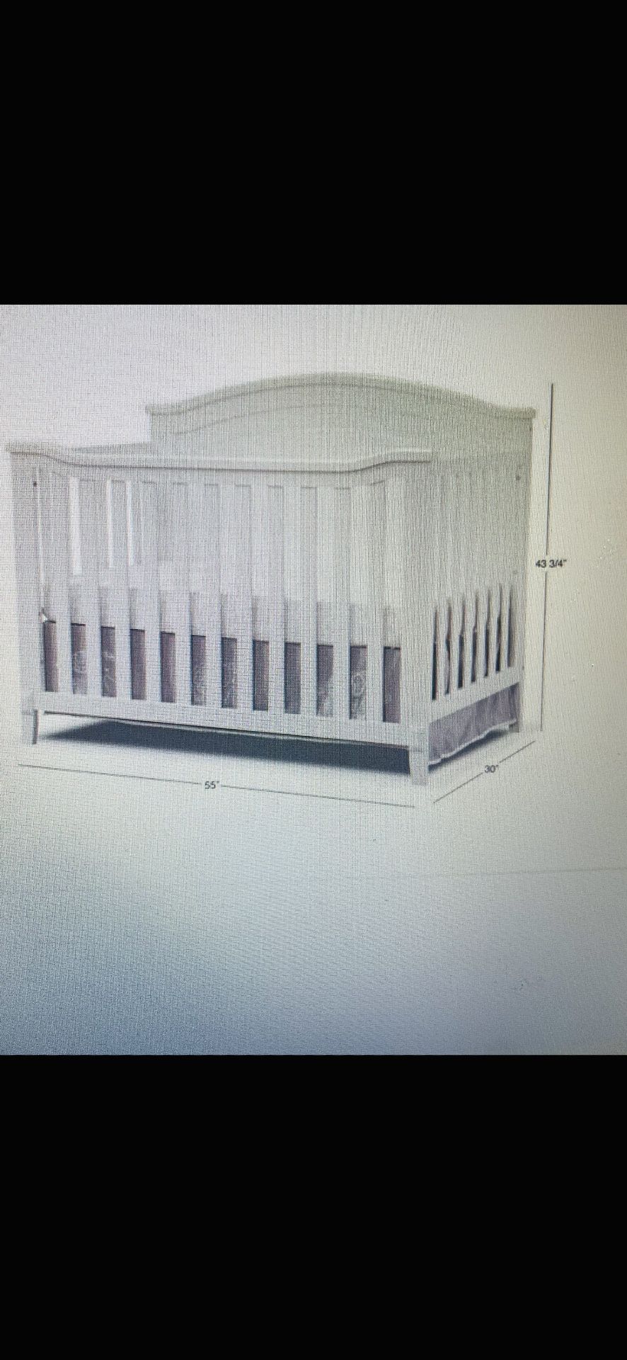 Sorelle Berkley in convertible panel Crib Sorelle Double