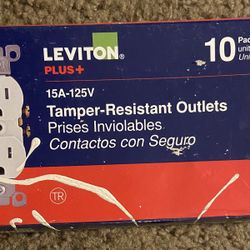 Tamper Distant Outlets 10pk 15A-125V