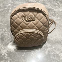 Guess Powder Mauve Quilted Los Angeles Women’s Packable Backpack Handbag