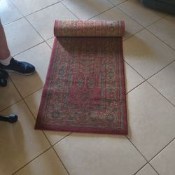 Red Oriental Print Runner63x41