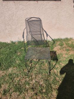Vintage Patio Table and chair