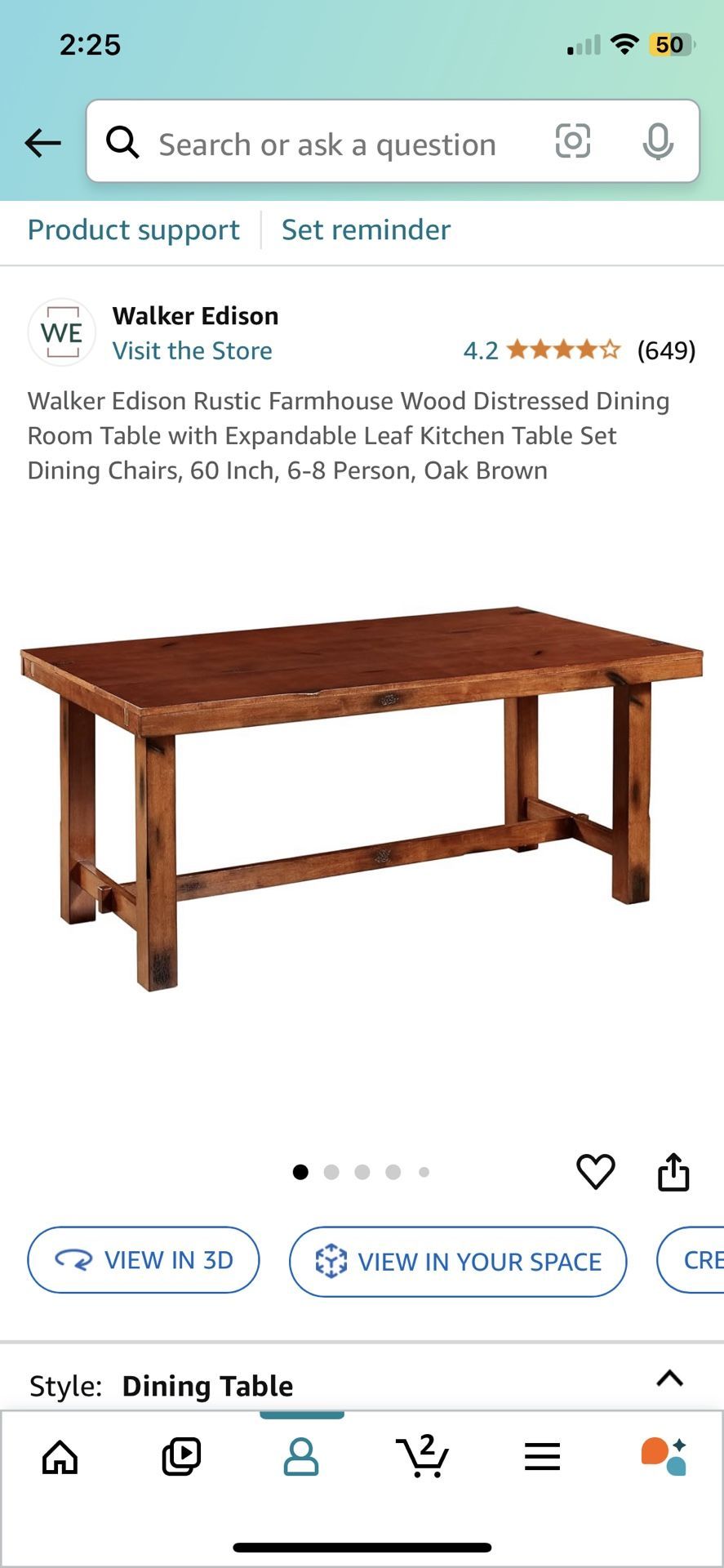 Dining Table and Benches
