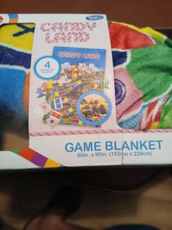 Candy Land Game Blanket 60x90