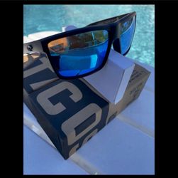 Costa polarized Sunglasses - Matte Black Frame w/Blue Lens New😎