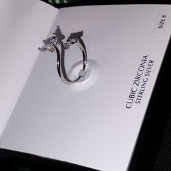 Sterling Silver Butterfly Ring 