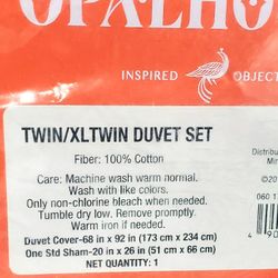 32$ Twin Opalhouse Duvet Cover Set Brand New Unopened Pink