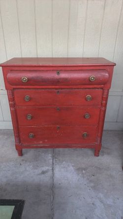 Red Dresser