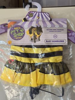 Tiny dog BEE costume