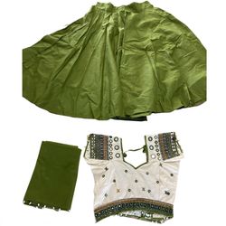 Green Indian Chanya Choli 