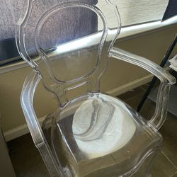 Transparent Vanity Belle Chair
