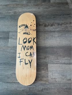 Travis Scott Astroworld 'Look Mom I Can Fly' Skateboard Deck