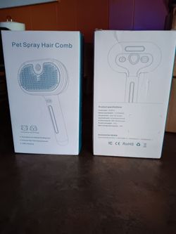 Pet spray hair comb EACH