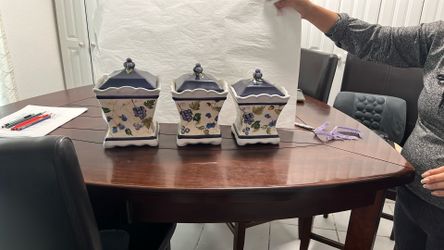 Ceramic Cookie Jar (3 Set)