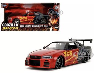 Diecast by Jada - 2002 Nissan Skyline r34 ‘GODZILLA 1/24