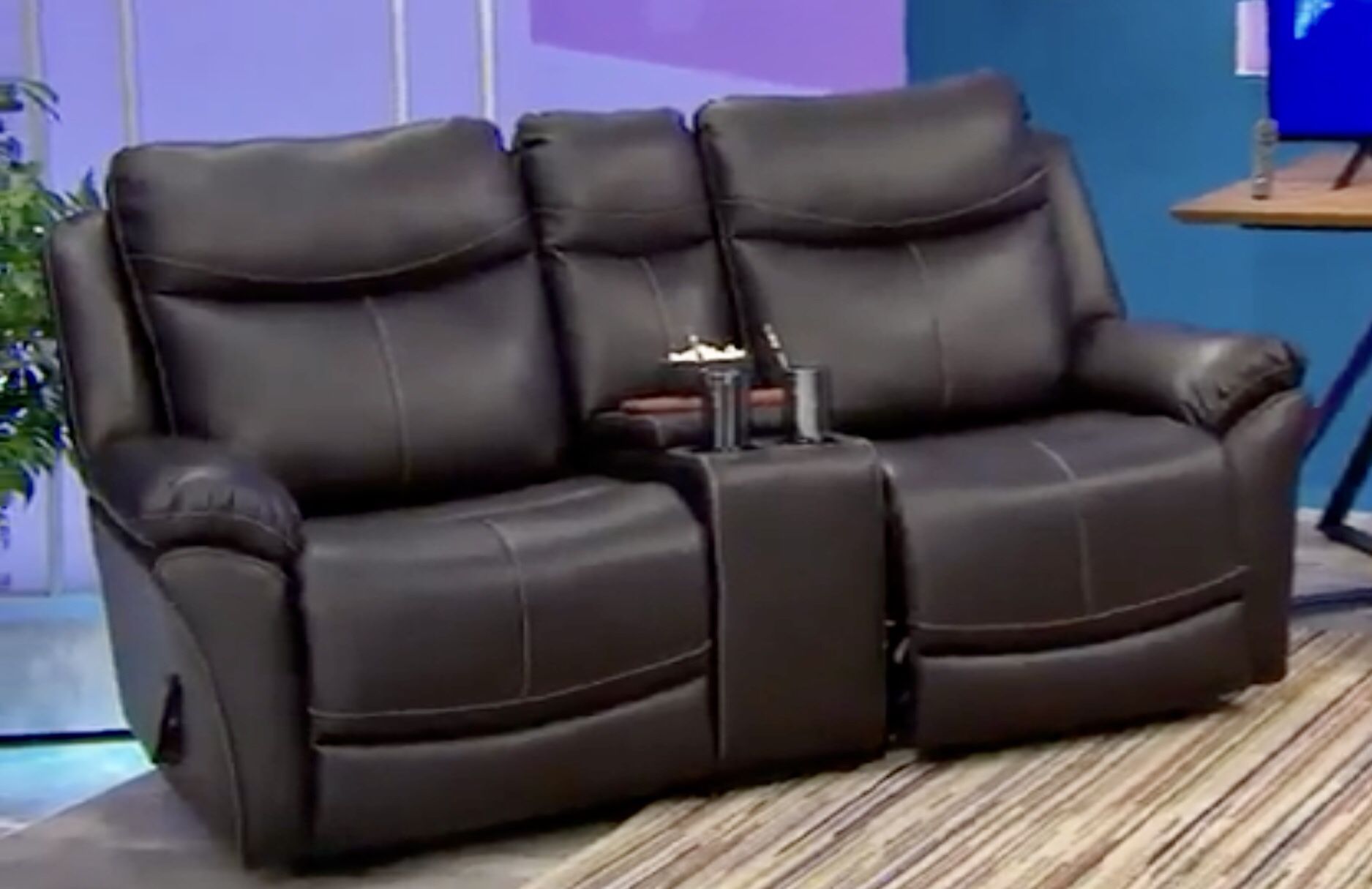 Cheryll Home Theater Loveseat Couch from Red Barrel Studio! 