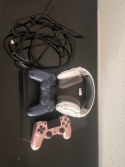 PS4 Slim Console Bundle with Controllers and Headset