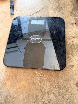 TSEC Digital Glass Bathroom Scale – $10