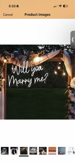 Will you Mary me sign