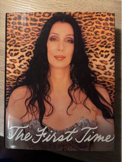 Hardback book Cher my first time
