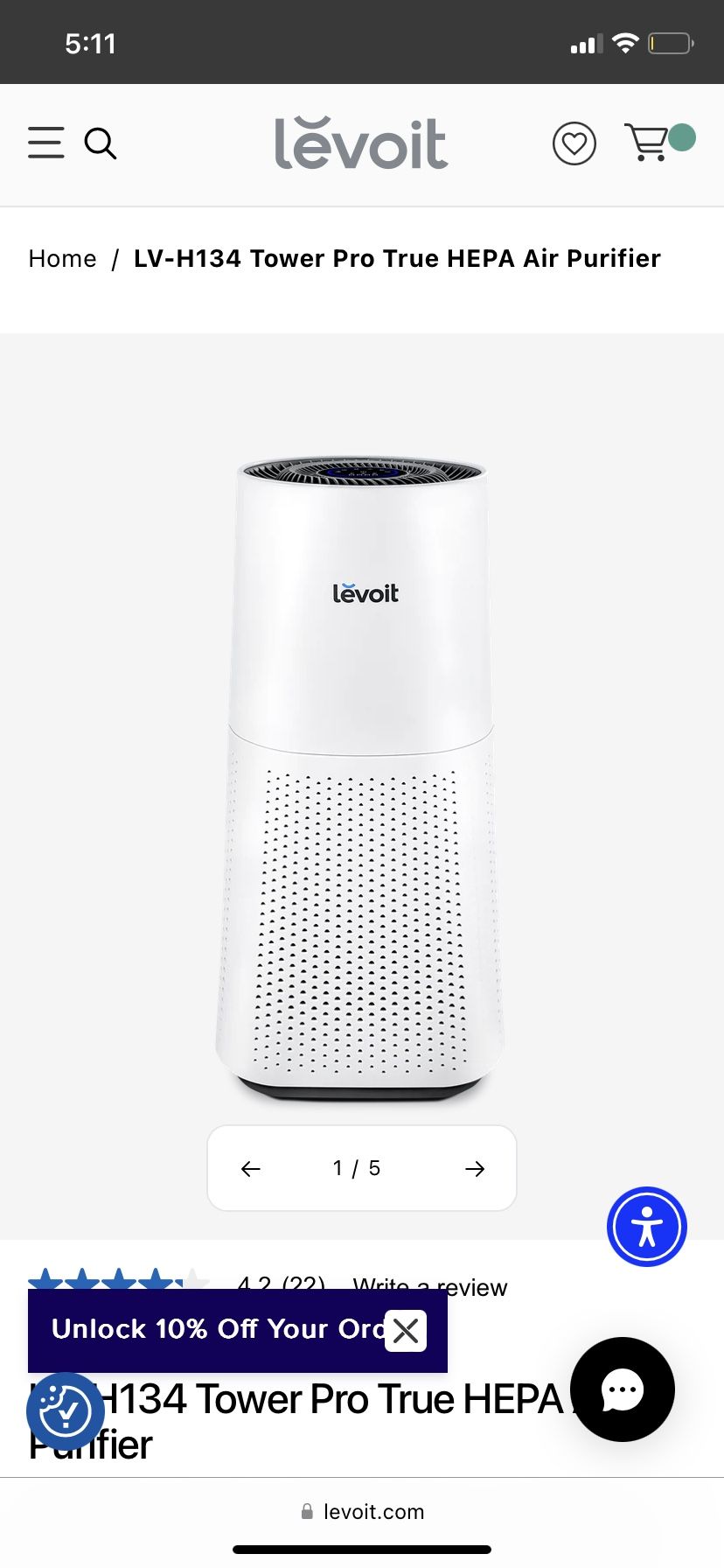 LV-H134 Air Purifier Levoit