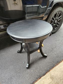 Large Black Side Table