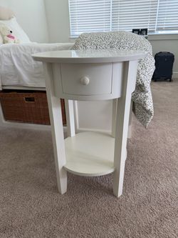 White Pottery Barn Nightstand
