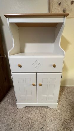 White dresser cabinet