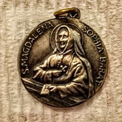 Vintage Pendant Holy Medal 