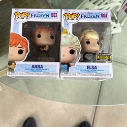 Funko Pop Disney Frozen Anna And Elsa Exclusive Set