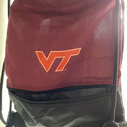 Virginia Tech Back Pack Carry . Very Nice 