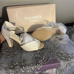 Paradox Wedding Shoes Size 6.5