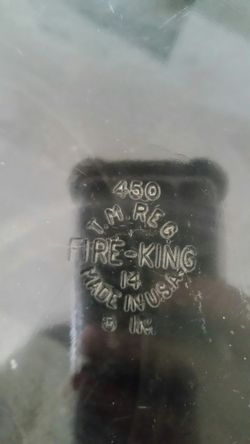 Vintage fire king