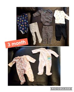 Baby Girl Clothes 3 And 3-6 Month *great Condition