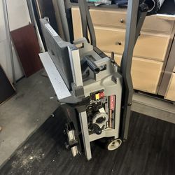 Craftsman, 10” folding table saw.  $75